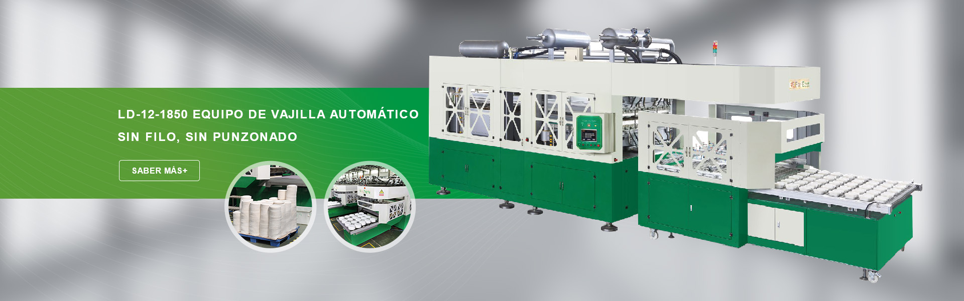 LD-12-1850 Equipo de vajilla automático sin filo ni punzonado